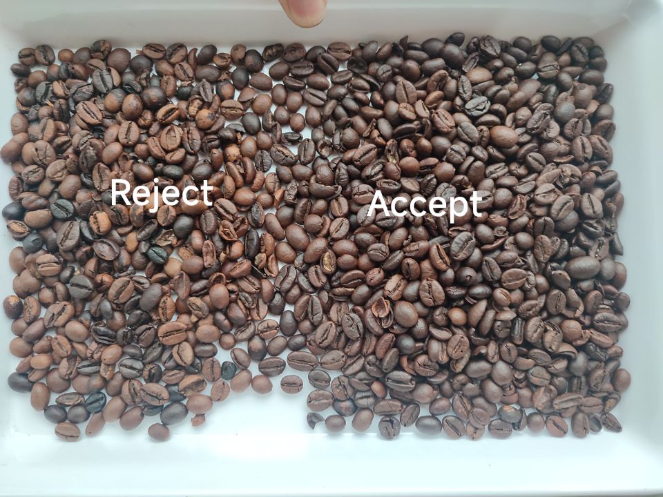 Elevata precisione di smistamento Selezionatrice di colori per chicchi di caffè Topsort / selezionatrice di chicchi di caffè / macchina sortex