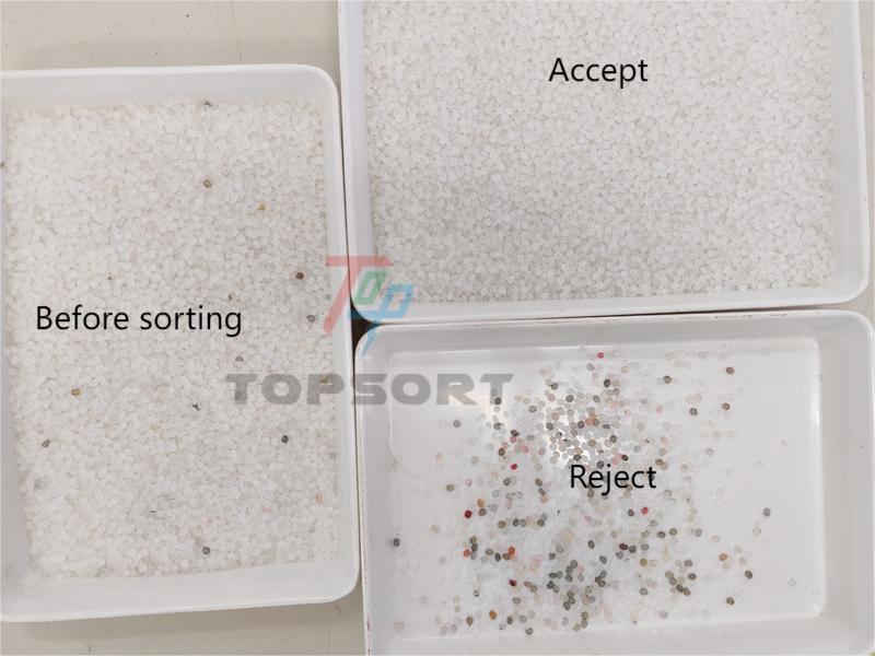 LDPE pellet color sorter